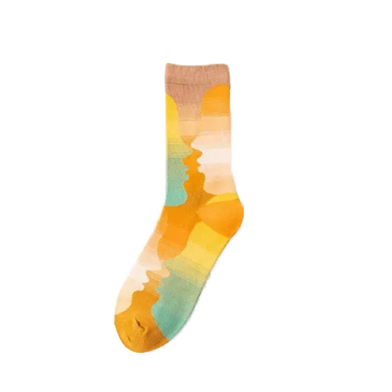 Chaussettes courtes à motifs de peinture ludiques (3 paires) - image 6
