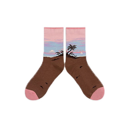 Chaussettes Castle Sunset Quarter (3 paires) - Rose - 40(US2-7) - image 8
