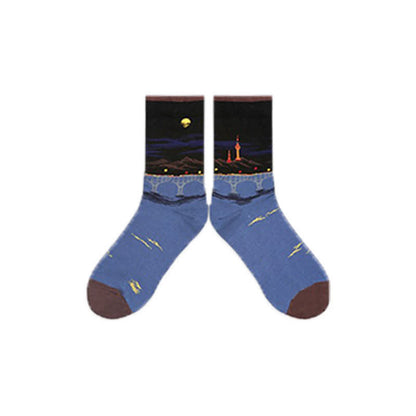 Chaussettes Castle Sunset Quarter (3 paires) - Brun - 40(US2-7) - image 9