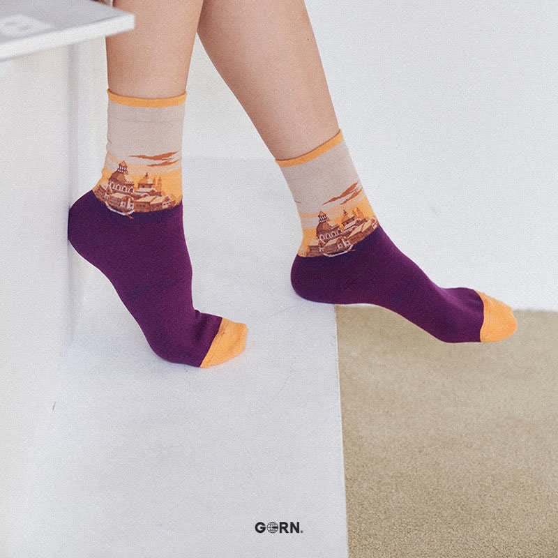 Chaussettes Castle Sunset Quarter (3 paires) - image 3