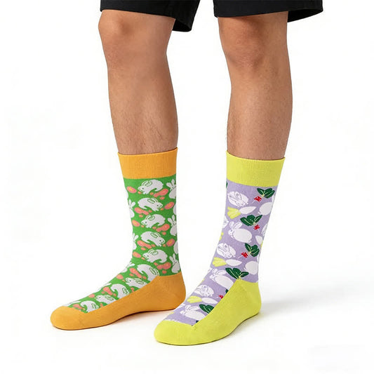 Chaussettes courtes mignonnes lapin courant - Vert - UE35-43 (US2-9) - image 0