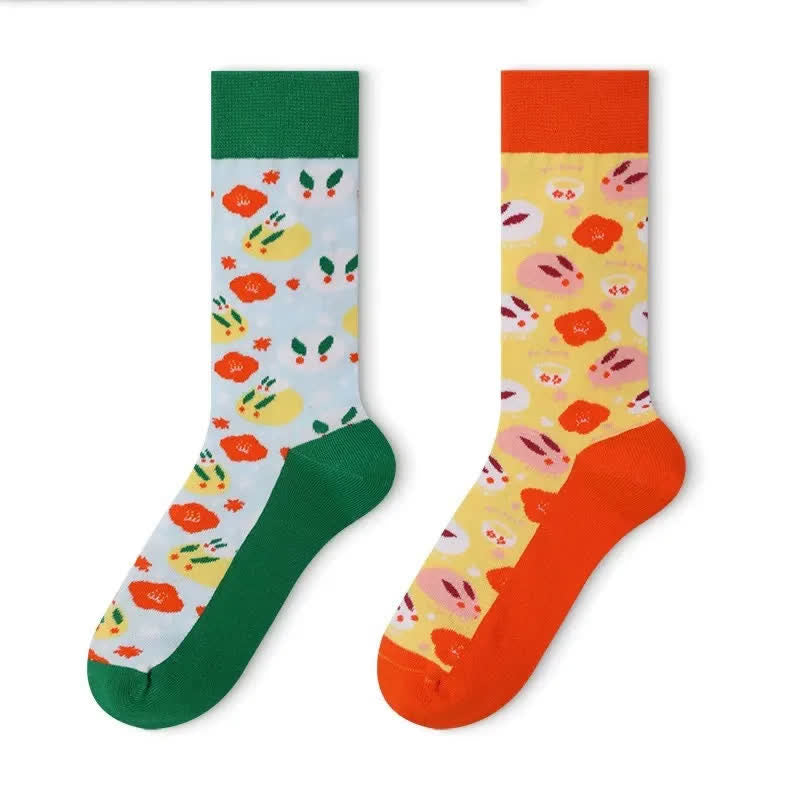 Chaussettes courtes mignonnes en forme de lapin - image 1