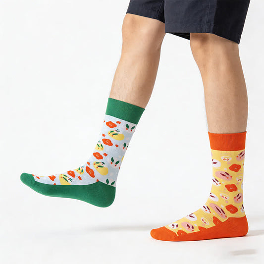 Chaussettes courtes mignonnes en forme de lapin - Orange - UE35-43 (US2-9) - image 0
