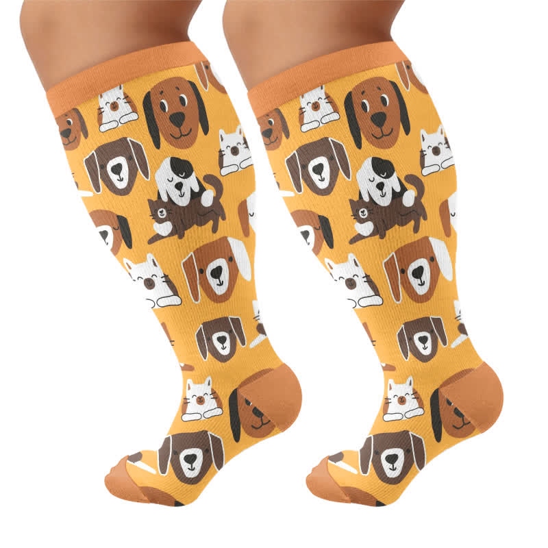 Lunettes de soleil grandes tailles, chaussettes de compression pour chien - Marron (1 paire) - 4XL - image 5