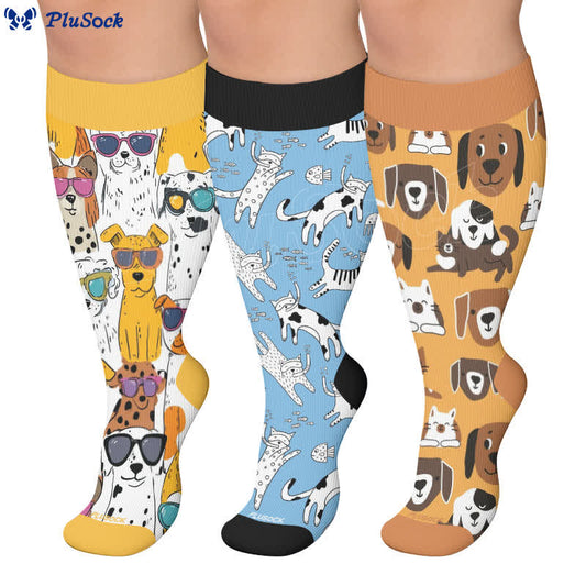 Lunettes de soleil grandes tailles, chaussettes de compression pour chien - image 0