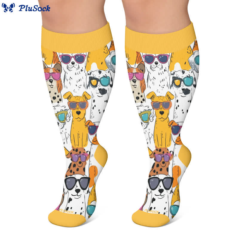 Lunettes de soleil grandes tailles, chaussettes de compression pour chien - image 4