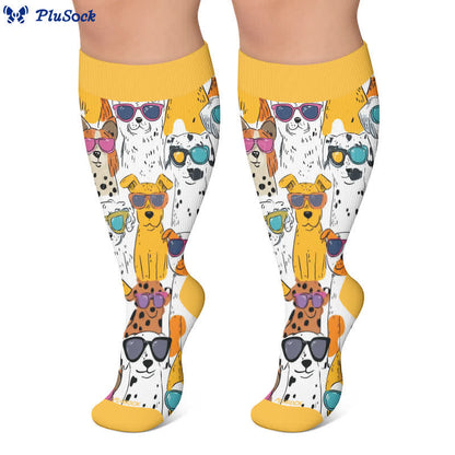 Lunettes de soleil grandes tailles, chaussettes de compression pour chien - image 4