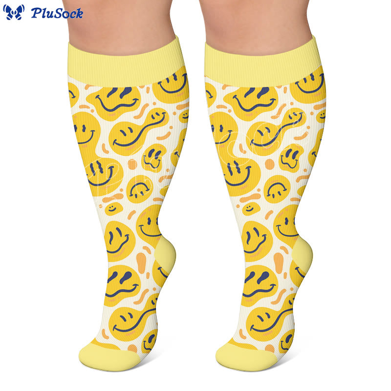 Chaussettes de compression Distorted Smiles grandes tailles - image 2