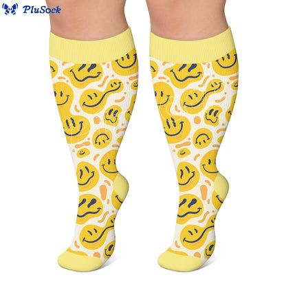 Chaussettes de compression Distorted Smiles grandes tailles - image 2