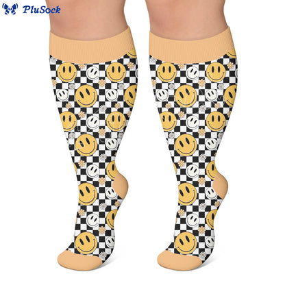 Chaussettes de compression Distorted Smiles grandes tailles - image 3