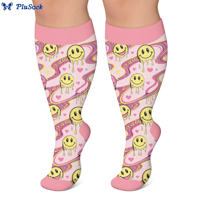 Chaussettes de compression Distorted Smiles grandes tailles - image 4