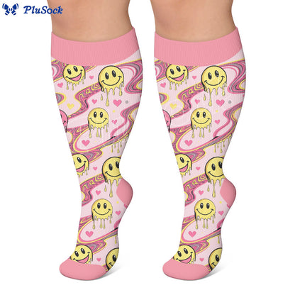 Chaussettes de compression Distorted Smiles grandes tailles - image 4