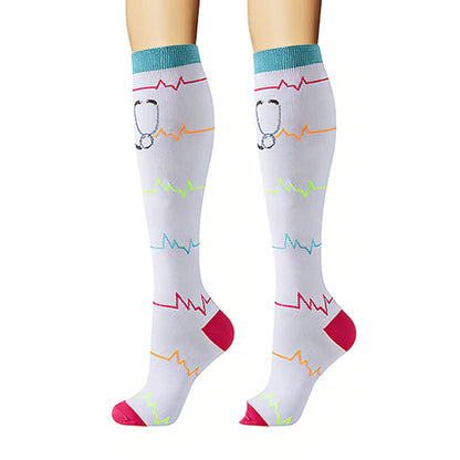 Chaussettes de compression à thème médical (6 paires) - image 1