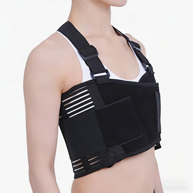 Ceinture de soutien thoracique à compression en néoprène - image 3
