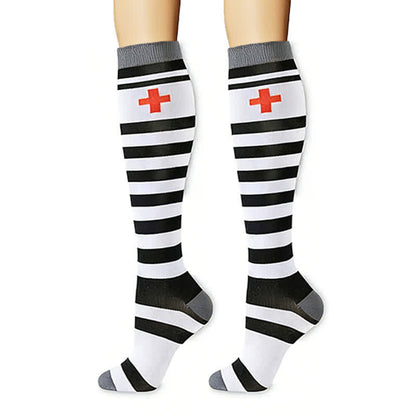 Chaussettes de compression à motifs variés Healthcare Icon (6 paires) - image 3