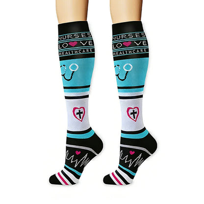 Chaussettes de compression à motifs variés Healthcare Icon (6 paires) - image 6