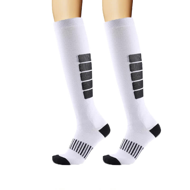 Chaussettes de compression Bold Block Sport (6 paires) - Blanc - L/XL - image 7