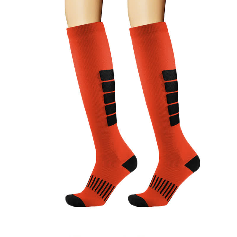 Chaussettes de compression Bold Block Sport (6 paires) - Orange - L/XL - image 12