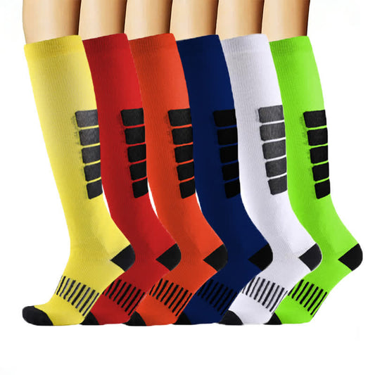 Chaussettes de compression Bold Block Sport (6 paires) - Multicolore - L/XL - image 0