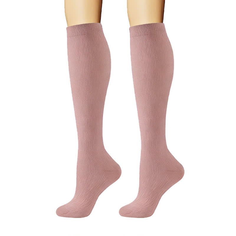 Chaussettes de compression minimalistes et unies (6 paires) - image 3