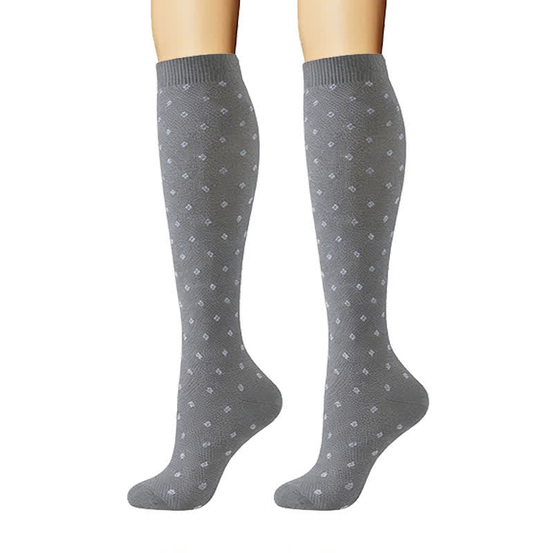 Chaussettes de compression minimalistes et unies (6 paires) - image 1