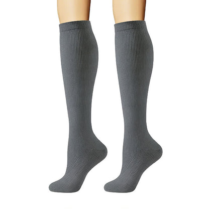 Chaussettes de compression minimalistes et unies (6 paires) - image 6