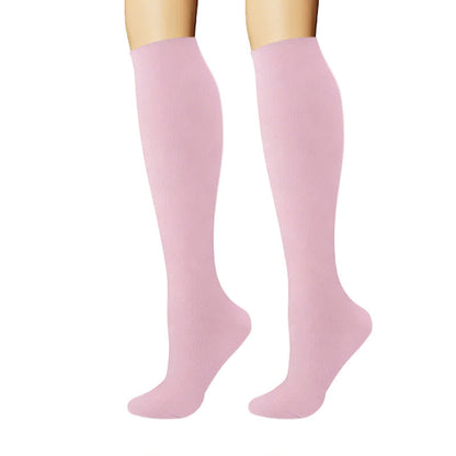 Chaussettes de compression minimalistes unies pastel (6 paires) - image 4