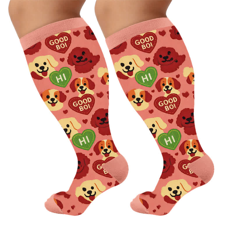 Chaussettes de compression grandes tailles pour chats et chiens - Rouge (1 paire) - 4XL - image 5