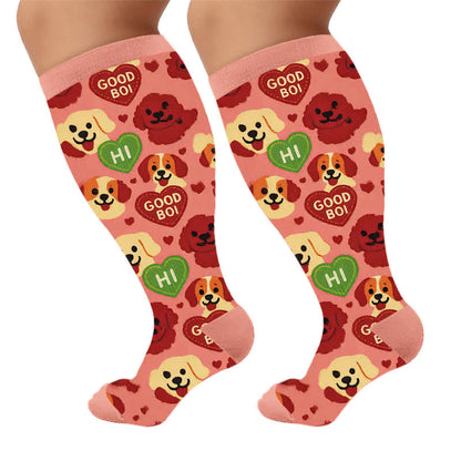Chaussettes de compression grandes tailles pour chats et chiens - Rouge (1 paire) - 4XL - image 5