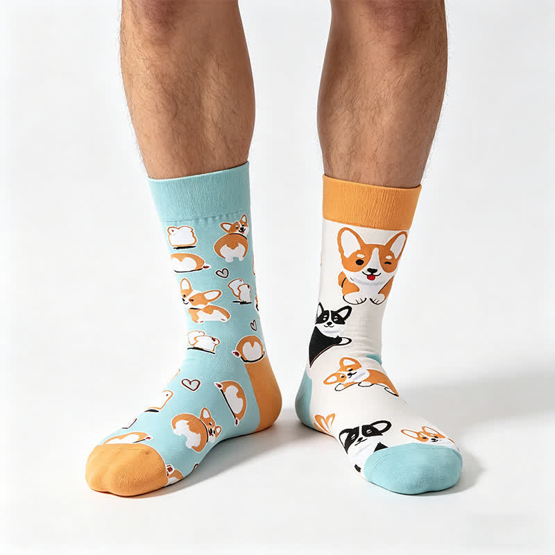 Chaussettes courtes mignonnes en forme de cœur pour chien - Turquoise pâle - EU36-43(US3-9) - image 0
