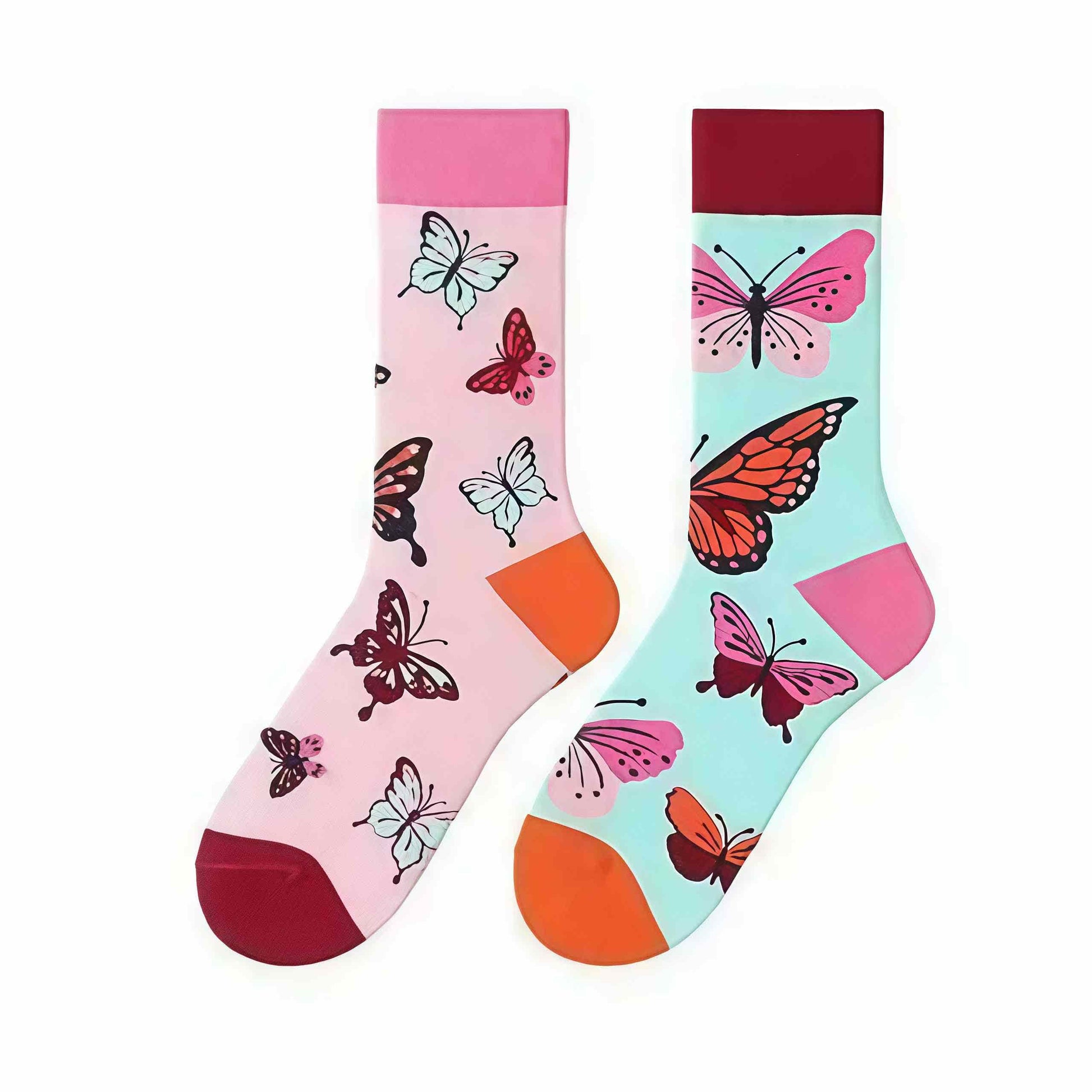 Chaussettes courtes papillon ludiques - image 1