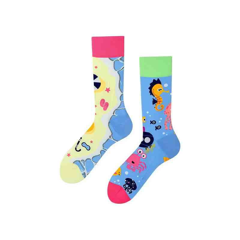 Chaussettes fantaisie à motifs océaniques - image 1