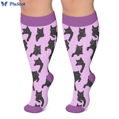 Chaussettes de compression Lazy Cat grande taille - image 2