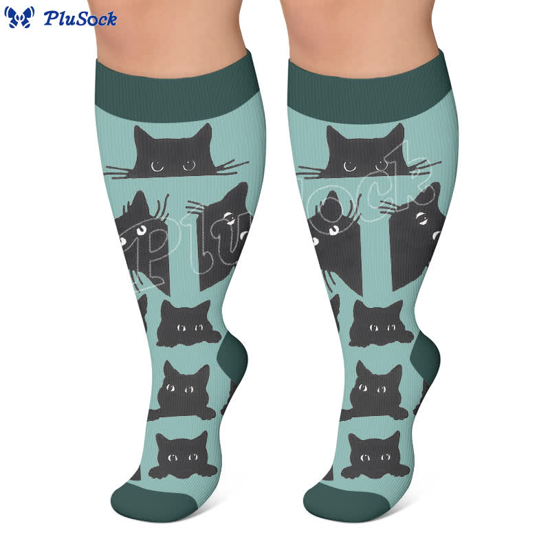 Chaussettes de compression Lazy Cat grande taille - image 4