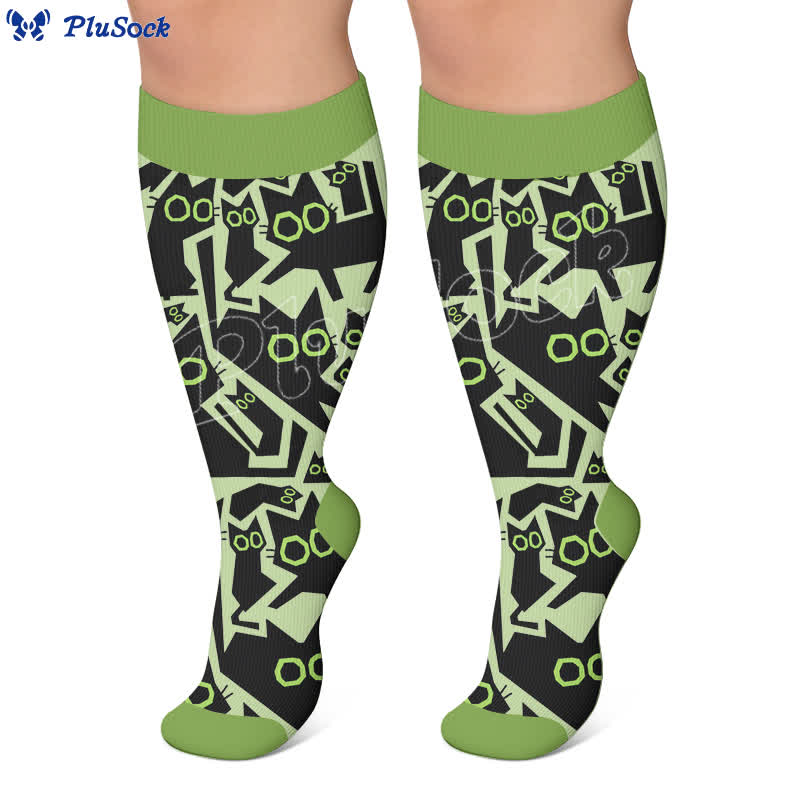 Chaussettes de compression Lazy Cat grande taille - image 3