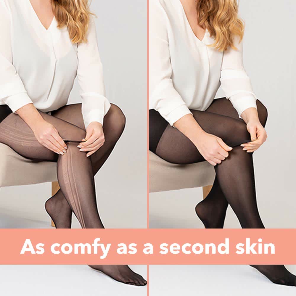 Collants gainants grande taille 40D indéchirables pour femmes (3 paires) - image 3