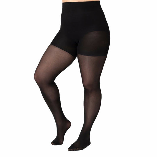 Collants gainants grande taille 40D indéchirables pour femmes (3 paires) - image 0