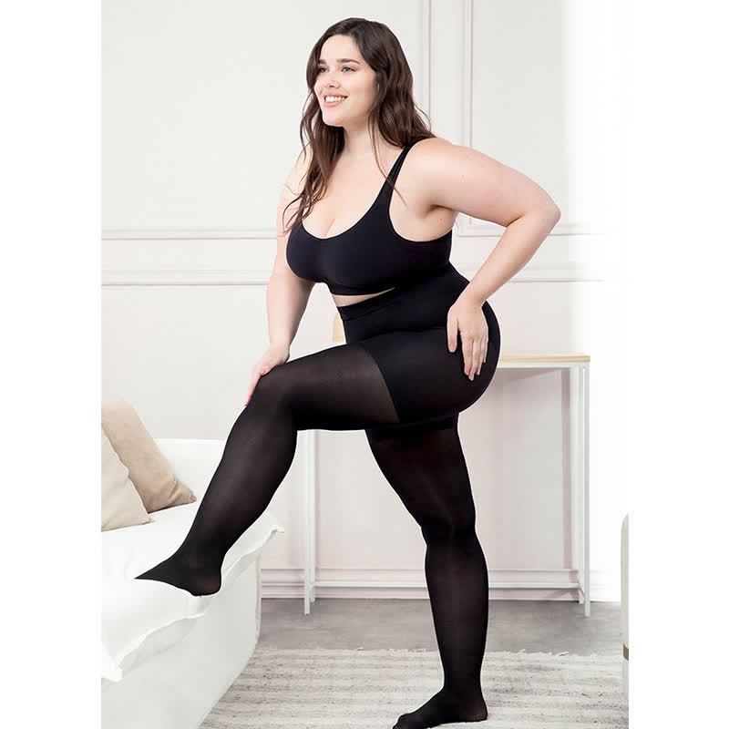 Collants gainants grande taille 40D indéchirables pour femmes (3 paires) - image 4