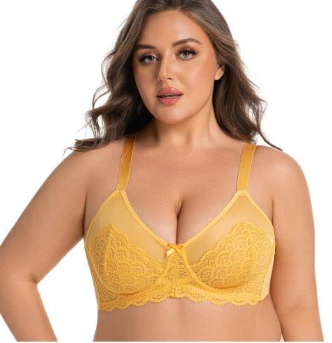 Soutien-gorge à couvrance totale, confortable et en dentelle offrant un bon maintien - image 2