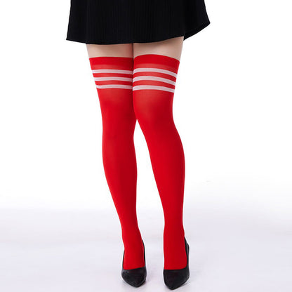 Chaussettes hautes à trois rayures (2 paires) - image 6