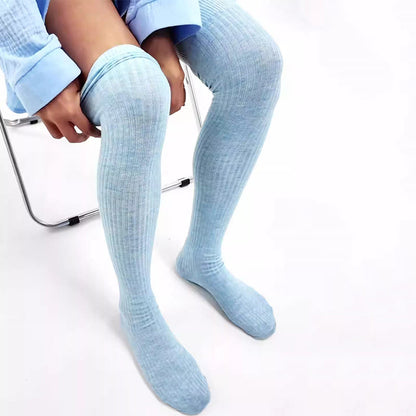 Chaussettes hautes de couleur bonbon - image 1
