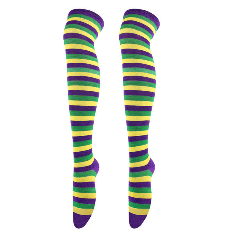 Chaussettes hautes à rayures étoilées (3 paires) - image 5