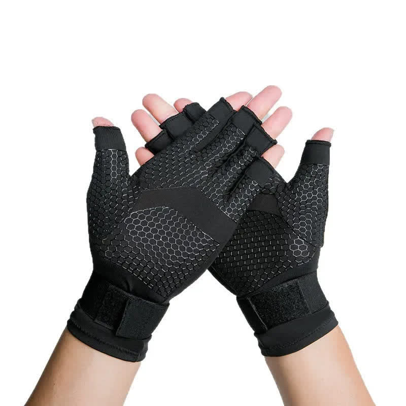 Gants de compression à sangles - Noir - L - image 0