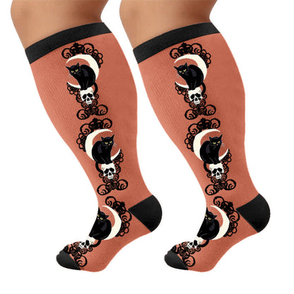 Chaussettes de compression Night Cat grande taille - image 7