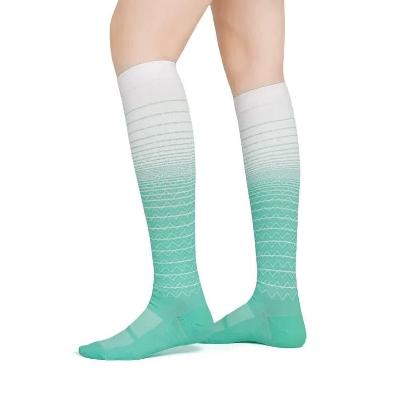 Chaussettes de compression à ondes progressives - Lac Bleu - S/M - image 2