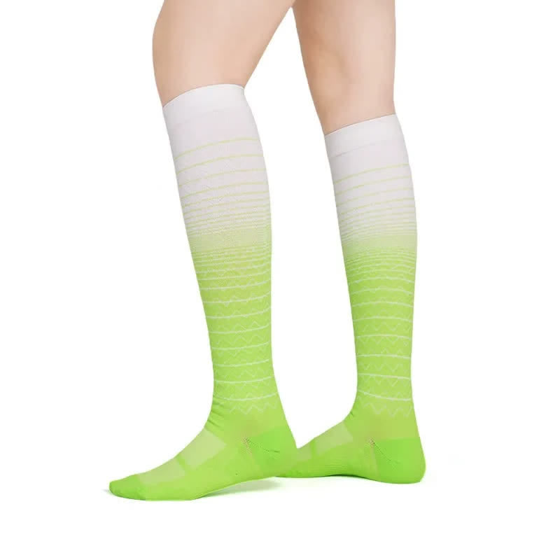 Chaussettes de compression à ondes progressives - Vert - S/M - image 4