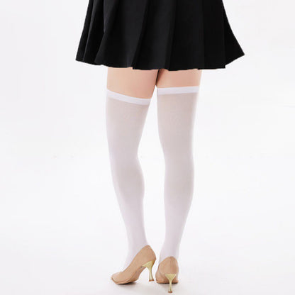 Chaussettes hautes gainantes de couleur unie (2 paires) - image 9