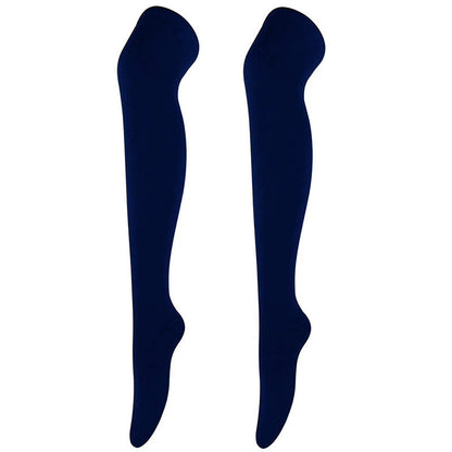 Chaussettes hautes souples et décontractées (6 paires) - Bleu marine - One Size - image 7