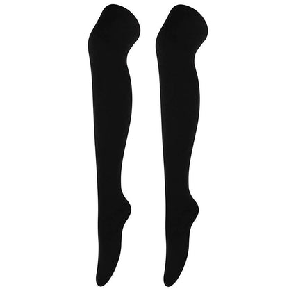 Chaussettes hautes souples et décontractées (6 paires) - Noir - One Size - image 5