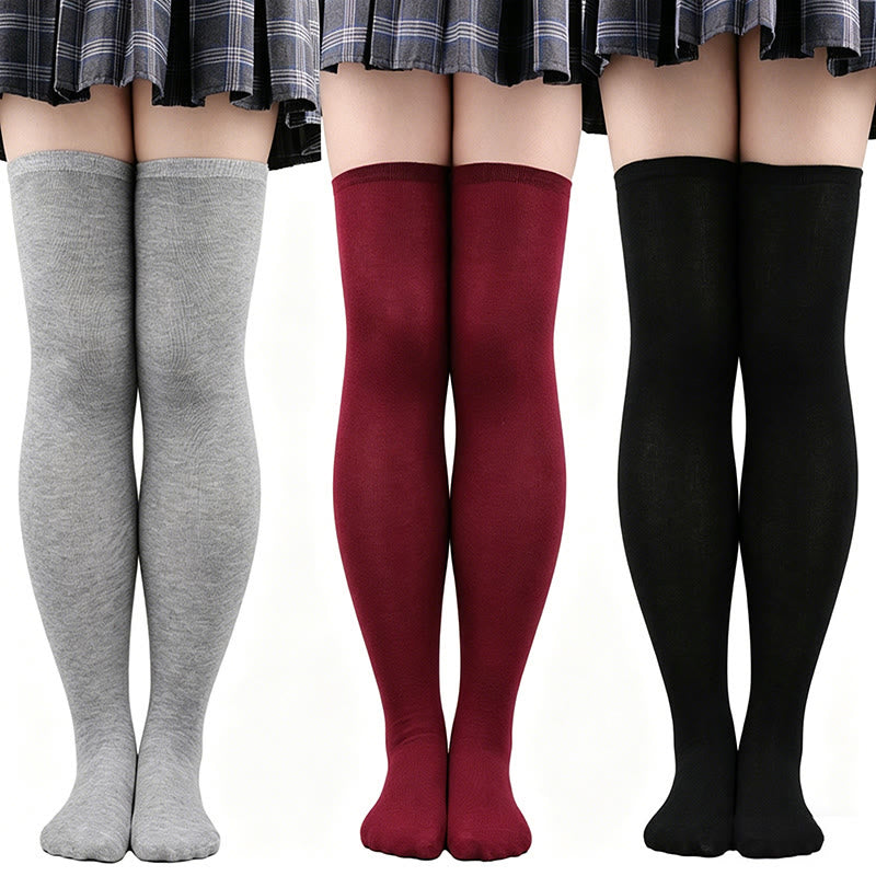 Chaussettes hautes souples et décontractées (6 paires) - image 0
